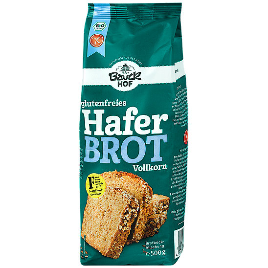 Bauckhof Glutenfreie Bio Haferbrot Backmischung Brot Backwaren