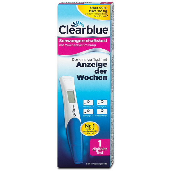 Clearblue Schwangerschaftstest Mit Wochenbestimmung