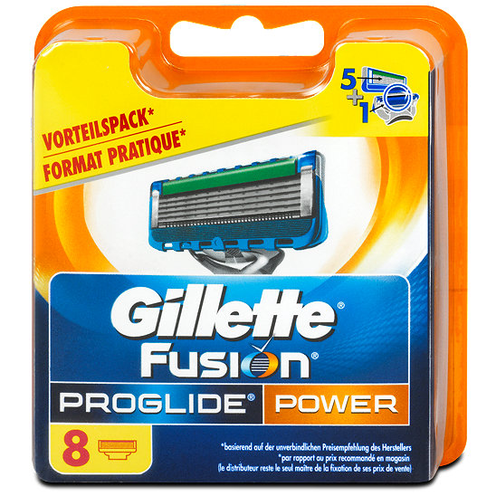 Gillette Fusion Proglide Power Rasierklingen Vorteilspack