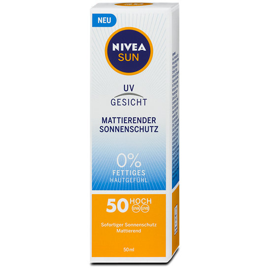 Nivea Sun Mattierender Sonnenschutz Gesicht Lsf