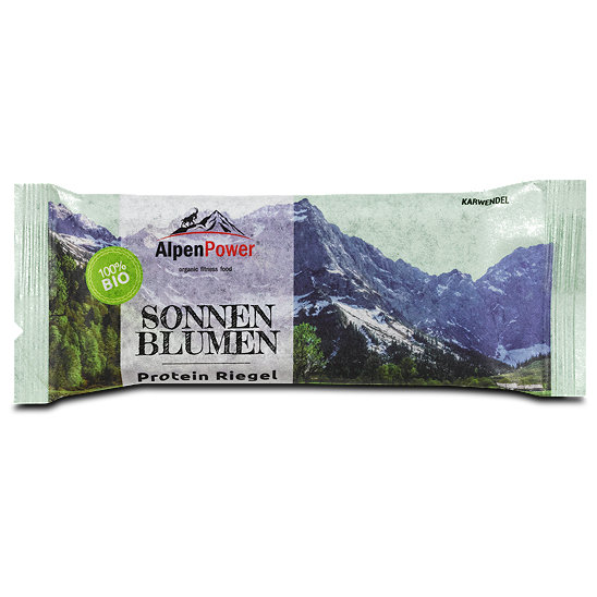 AlpenPower Protein Riegel Sonnenblumen - Riegel &amp; Fruchtschnitten