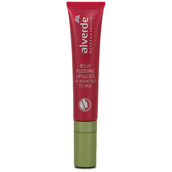 alverde Jelly Pudding Lipgloss Nr. 40 Addicted to Red Gloss