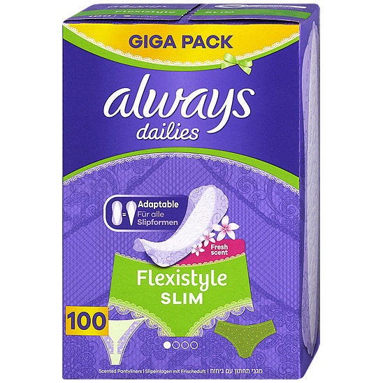always dailies Slipeinlagen Flexistyle Slim Giga Pack