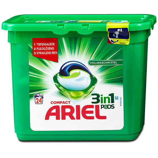 Ariel Compact 3in1 Vollwaschmittel Pods