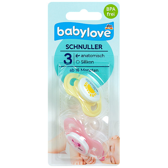Babylove Schnuller Ab 16 Monaten Sort