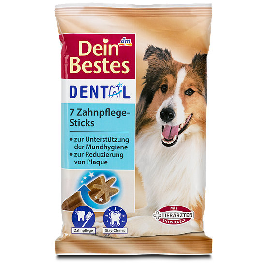 Dein Bestes Dental 7 ZahnpflegeSticks Hund Hundesnacks
