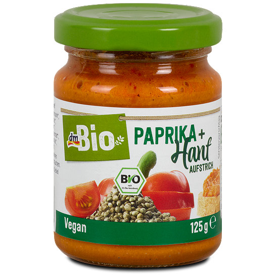 dmBio Aufstrich Paprika + Hanf