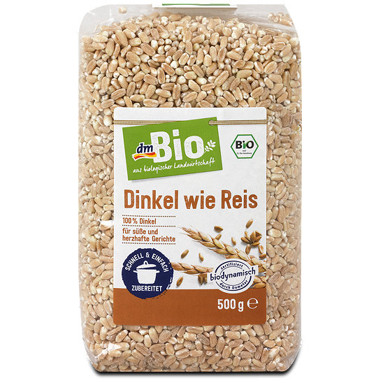 dmBio Dinkel wie Reis - Mehl & Getreide im dm Online Shop