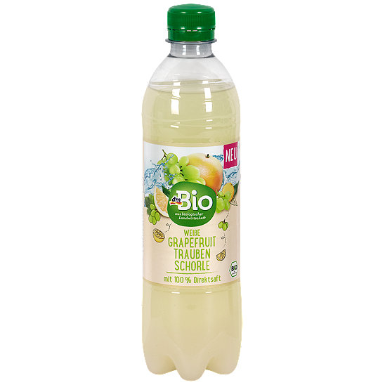 dmBio Weiße Grapefruit Trauben Schorle Säfte im dm Online Shop