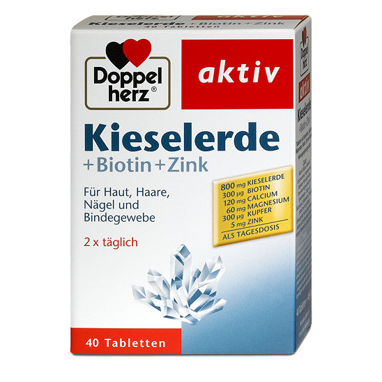 Doppelherz aktiv kieselerde biotin zink