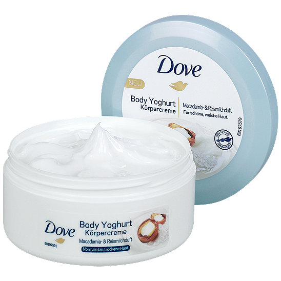 Dove Body Yoghurt Körpercreme Macadamia & Reismilchduft