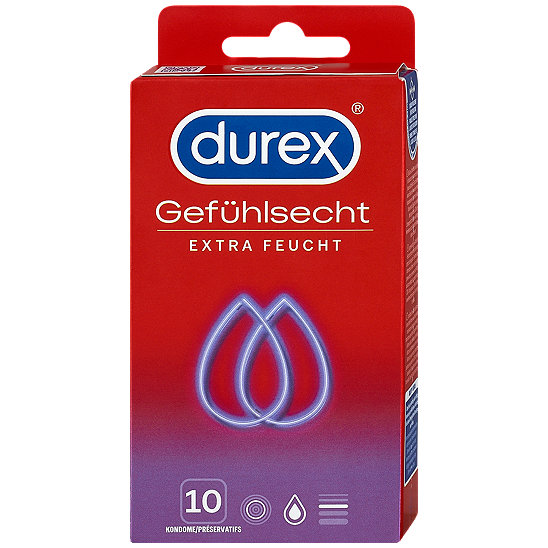 Durex Gefuhlsecht Kondome Extra Feucht Kondome Im Dm Online Shop