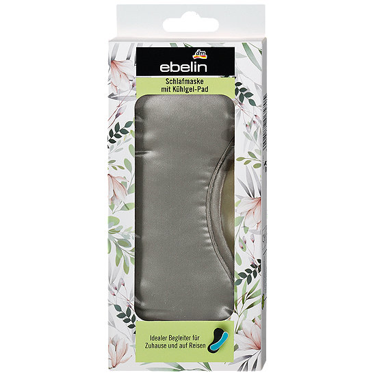 Ebelin Schlafmaske Mit Kuhlgel Pad Sort