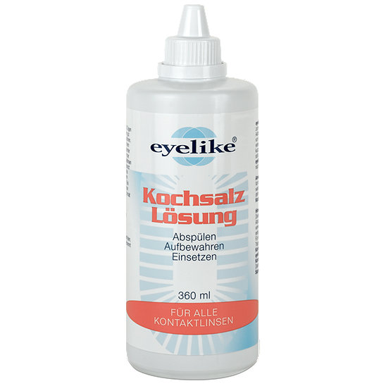 eyelike Kochsalzlösung
