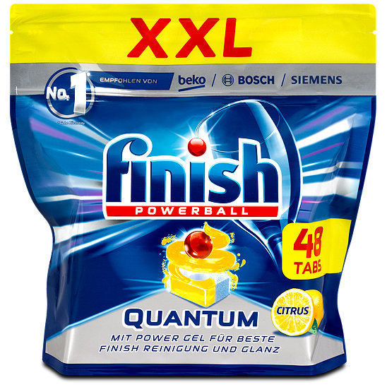 finish Powerball Quantum Geschirrspüler Tabs Citrus XXL Pack