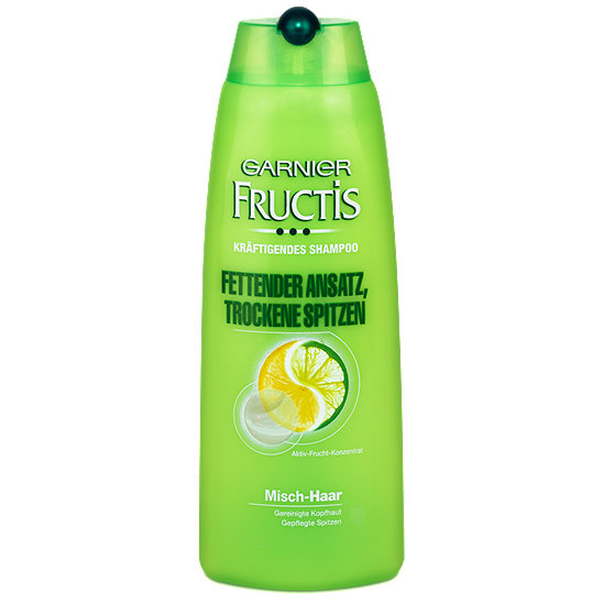 Garnier Fructis Schnell Fettender Ansatz Trockene Spitzen Shampoo - Fructis - Garnier Fructis Kräftigendes Shampoo fettender