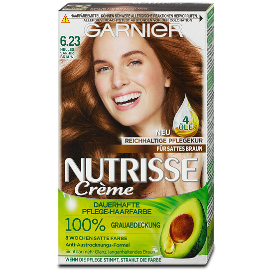 Haarfarbe - Garnier Nutrisse - Garnier Nutrisse Creme dauerhafte Pflege ...