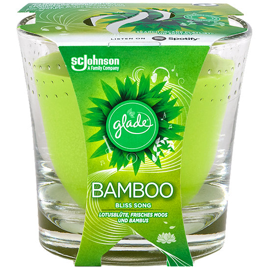 glade Bamboo Bliss Song Duftkerze im Glas Kerzen im dm Online Shop