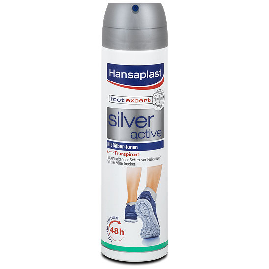 Hansaplast foot expert Silver Active Fußspray