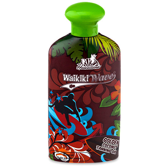 Hawaiiana Waikiki Wave Golden Coconut Tanning Oil