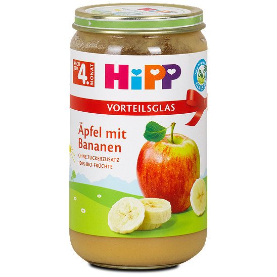 Hipp Fruchtbrei Äpfel mit Bananen  Fruchtbreie im dm Online Shop