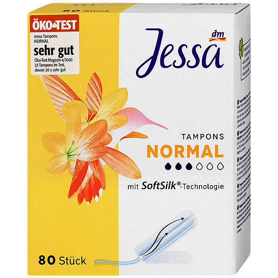 Jessa Tampons Normal, 80 Stück Tampons im dm Online Shop