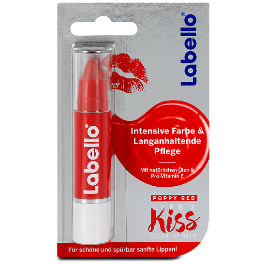 Labello Color Lippenbalsam Lips2Kiss - Hot Pink - Lippenpflege