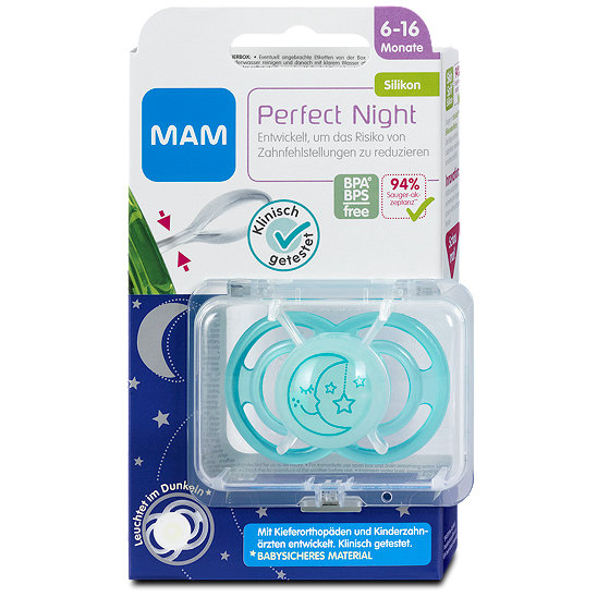 MAM Perfect Schnuller Silikon 6-16 Monate Produktbild-Vorschau 7