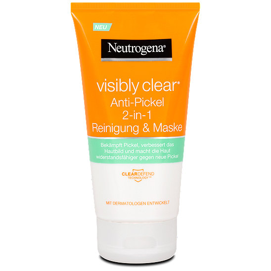 Neutrogena visibly clear 2in1 Reinigung & Maske Masken