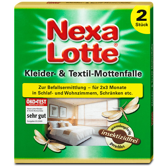 Nexa Lotte Kleider & Textil Mottenfalle Nexa Lotte Kleider- & Textil-Mottenfalle - Motten im dm Online Shop