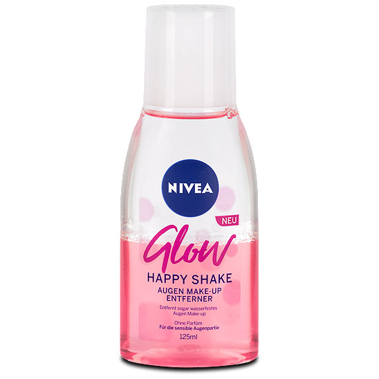 Nivea Glow Happy Shake Augen Makeup Entferner