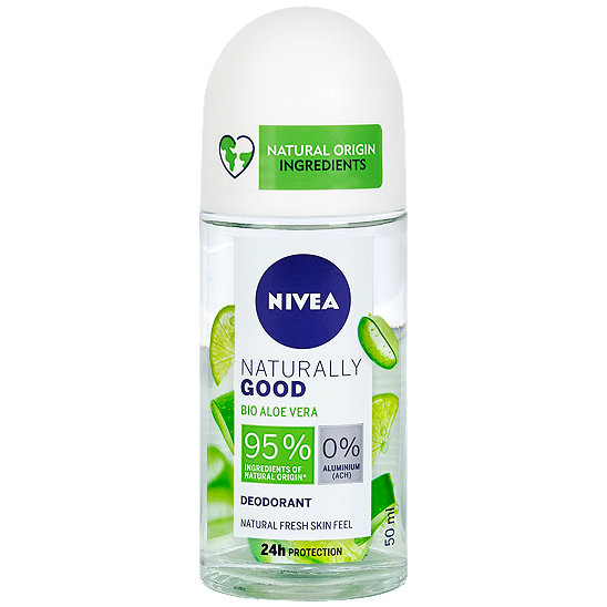 Nivea Naturally Good Deo Roll On Bio Aloe Vera 7719