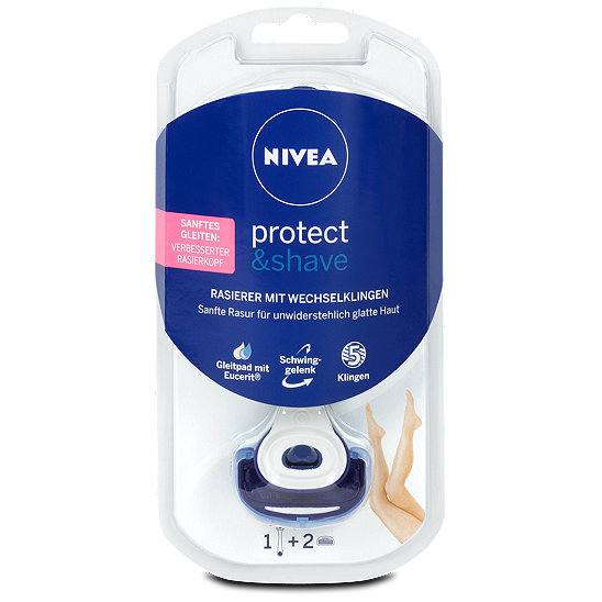 Nivea Rasierer Aus Dem Sortiment Genommen Nivea protect & shave Rasierer mit Wechselklingen