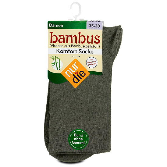 nur die Bambus Komfort Socken Damen sort., Gr. 3538
