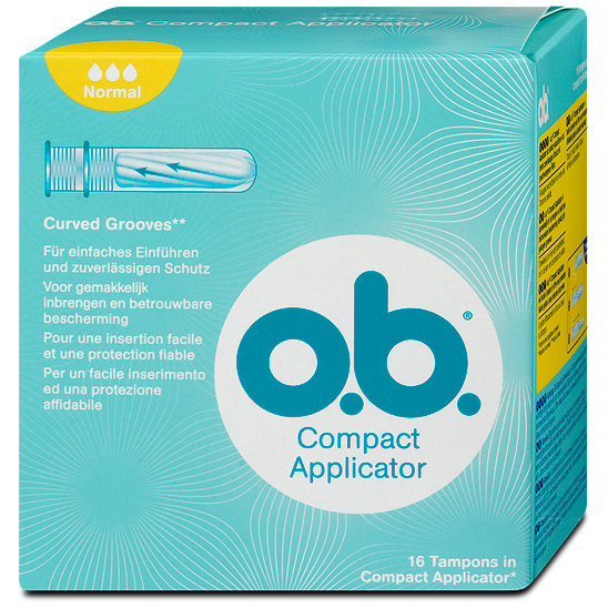 o.b. Compact Applicator Tampons mit Applikator Normal