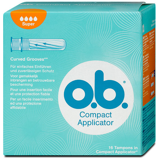 O.b. Compact Applicator Tampons Super - Tampons Im Dm Online Shop