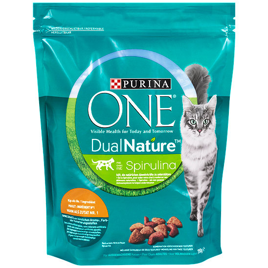 One Dual Nature Katzen Trockenfutter Mit Spirulina Huhn