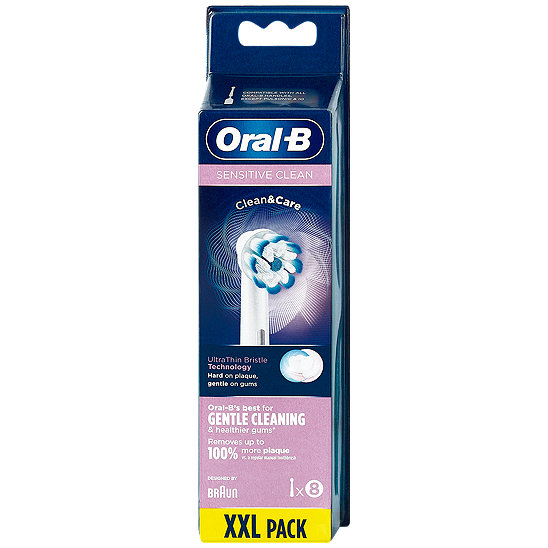 Oral-B Aufsteckbürsten Sensitive Clean XXL, 8 Stück