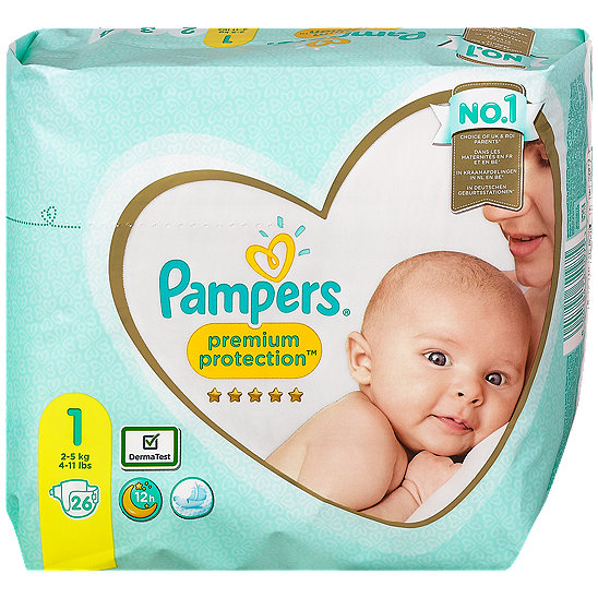 Pampers premium protection Windeln Gr. 1 (2-5 kg)