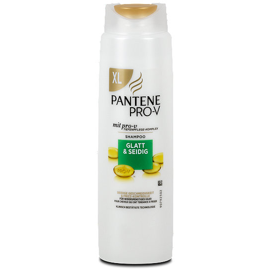 Pantene Pro-V Glatt & Seidig Shampoo 1000ml - Ohne Silikone Mit Active Nutri-Plex