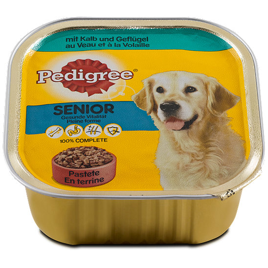 Pedigree Senior Hundefutter mit Kalb & Geflügel