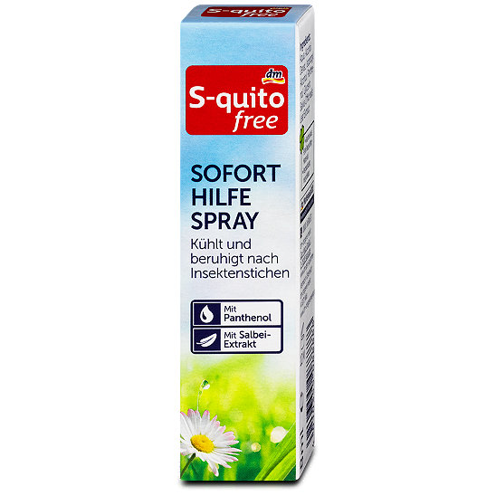 S-quitofree Soforthilfe Spray nach Insektenstichen