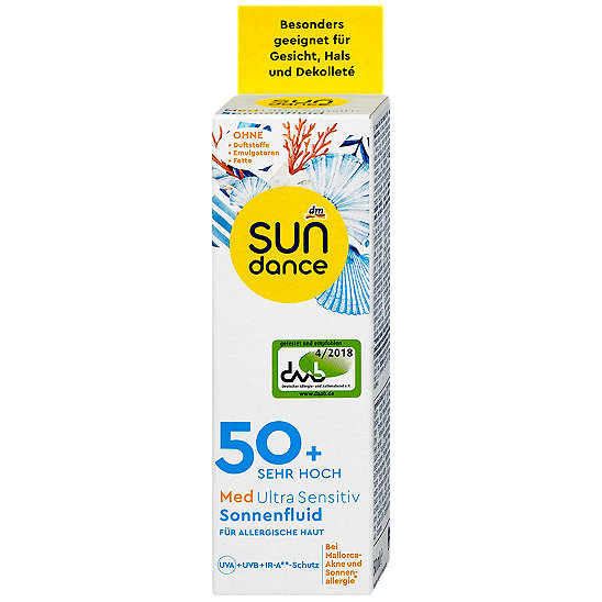Sun Dance Sensitiv Sonnenfluid Spf 50 SUNDANCE Med Ultra Sensitiv Sonnenfluid LSF 50+