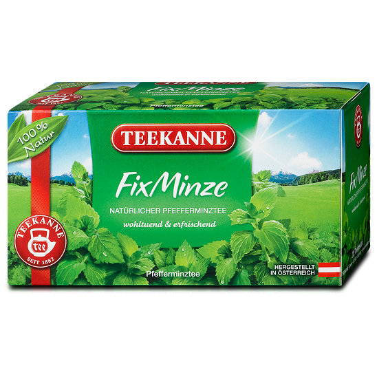 Teekanne FixMinze Pfefferminztee Aufgussbeutel