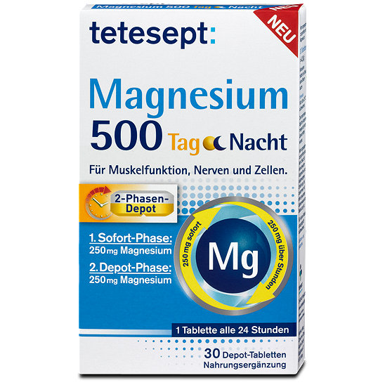 Tetesept Magnesium 500 Tag Nacht