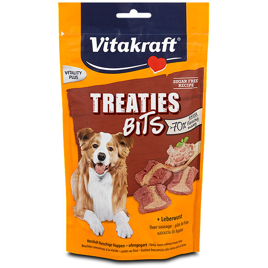 Vitakraft Treaties Bits Leberwurst Hundesnacks im dm Online Shop